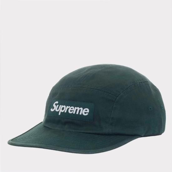 supreme Washed Chino Twill Camp Cap ヒョウ柄ビーニー