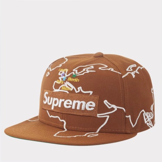 Supreme 2023AW Worldwide Box Logo New Era Cap 帽子キャップ ブラウン新品の通販 - Be-Supremer