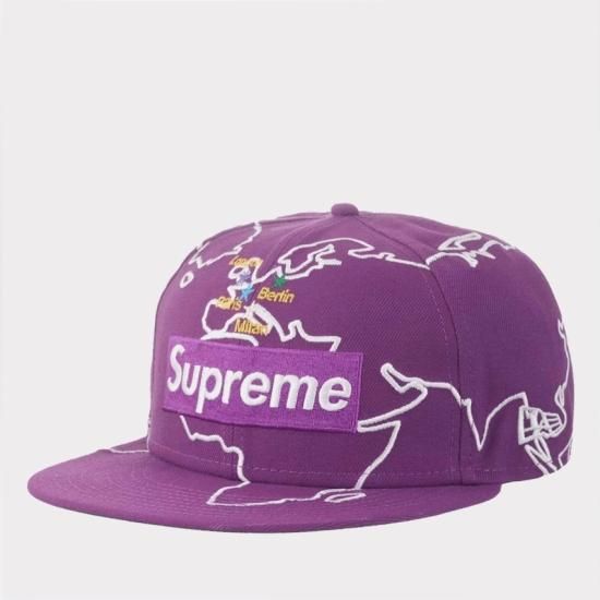 Supreme 2023AW Worldwide Box Logo New Era Cap 帽子キャップ