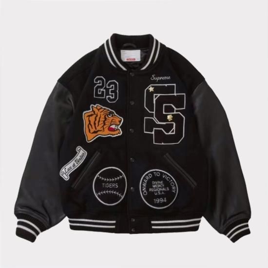 Supreme シュプリーム 2023AW Tiger Varsity Jacket タイガーバー ...