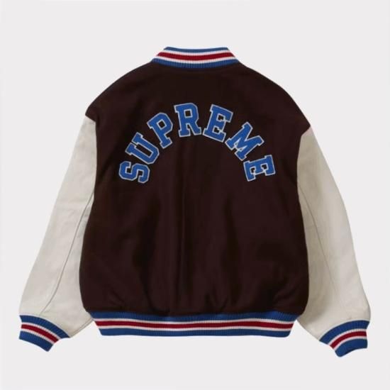 Supreme シュプリーム 2023AW Tiger Varsity Jacket タイガーバーシティジャケット ブラウン | ブランド衣料品 -  Supreme(シュプリーム)オンライン通販専門店 Be-Supremer