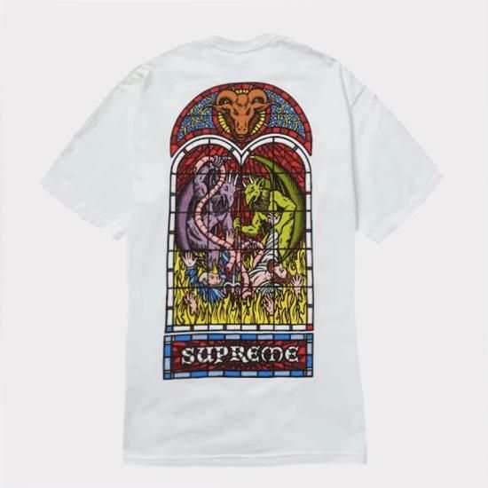 Supreme Worship Tee Orange シュプリーム Tシャツ