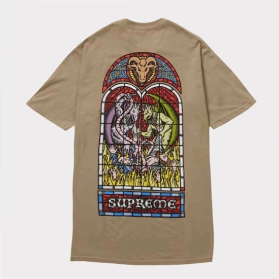 Supreme Worship Tee Tシャツ シュプリーム カーキ-