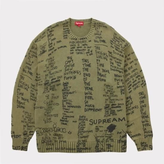 Supreme Futura Sweater Olive XLTNF