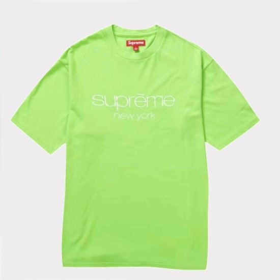 【Supreme通販専門店】Supreme(シュプリーム) Classic Logo S/S TOP Ｔシャツ ライム新品の通販 -  Be-Supremer