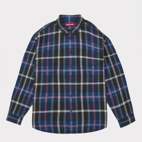シュプリーム 22FW Plaid Flannel Shirt チェックシャツ