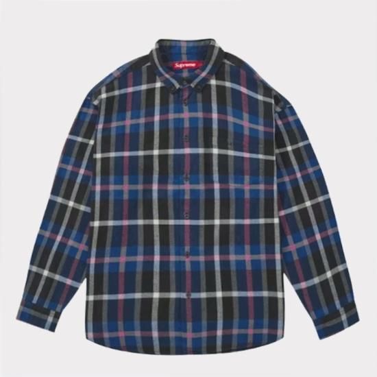 Supreme シュプリーム 2023AW Plaid Flannel Shirt プレイドフランネルシャツ ブルー | 人気ブランド Supreme  の 2023AW プレイドフランネルシャツ - Supreme(シュプリーム)オンライン通販専門店 Be-Supremer