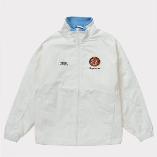 Supreme シュプリーム 2023AW Umbro Cotton Ripstop Track Jacket  アンブロコットンリップストップトラックジャケット | ホワイト - Supreme(シュプリーム)オンライン通販専門店 Be-Supremer