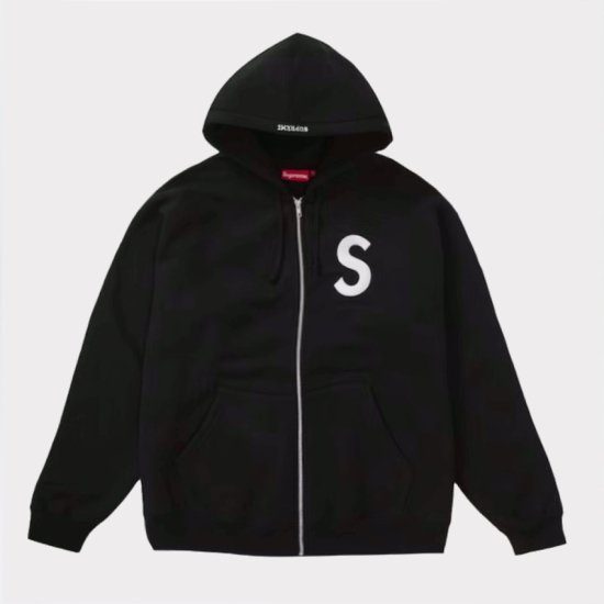 Supreme | シュプリーム 23AW S Logo Zip Up Hooded Sweatshirt Sロゴジップアップフードスウェットパーカー  ブラック 黒- Supreme(シュプリーム)オンライン通販専門店 Be-Supremer