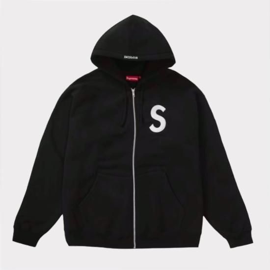 Supreme 2022AW S Logo Hooded Sweatshirt パーカー ブラック