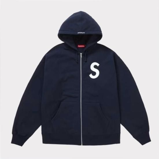 Supreme シュプリーム 23AW S Logo Zip Up Hooded Sweatshirt Sロゴ