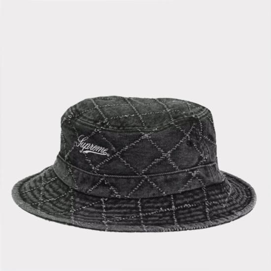 Supreme(シュプリーム) 2023AW Punched Denim Crusher ブラック | パンチデニムクラッシャーハット - Supreme(シュプリーム)オンライン通販専門店 Be-Supremer