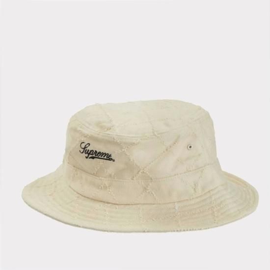 【Supreme通販専門店】Supreme(シュプリーム) Lasered Twill Crusher Hat ハット　タン新品の通販 -  Be-Supremer