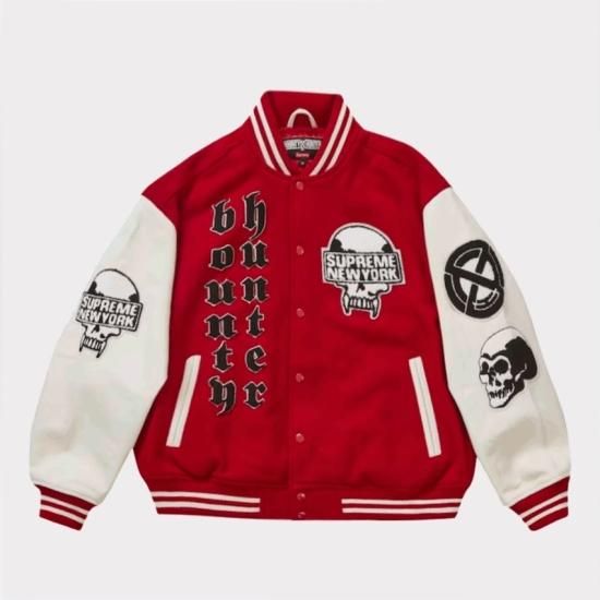 Supreme シュプリーム 2023AW Bounty Hunter Varsity Jacket バウンティハンターヴァーシティジャケット レッド  赤 | 最新秋冬コレクション - Supreme(シュプリーム)オンライン通販専門店 Be-Supremer