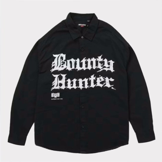 SUPREME シュプリーム 23AW Bounty Hunter Ripstop Shirt バウンティ ハンター リップストップ シャツ 長袖 ブラック