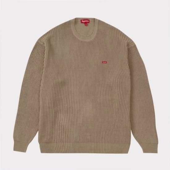 Supreme シュプリーム 2023AW Small Box Ribbed Sweater スモールボックスリブセーター タン |  人気ブランドの新作セーター - Supreme(シュプリーム)オンライン通販専門店 Be-Supremer