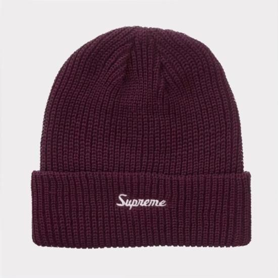 Supreme Loose Gauge Beanie ビーニー　黒