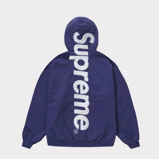 Supreme シュプリーム 2023AW Satin Applique Hooded Sweatshirt