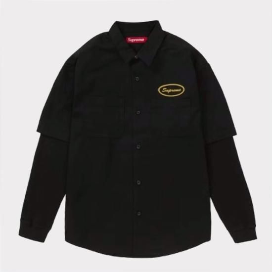 最終価格 Supreme Honda Work Shirts Black