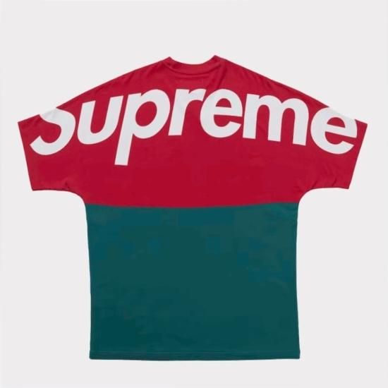 【XL】Supreme Split S/S Top スプリット Tシャツ ブルー