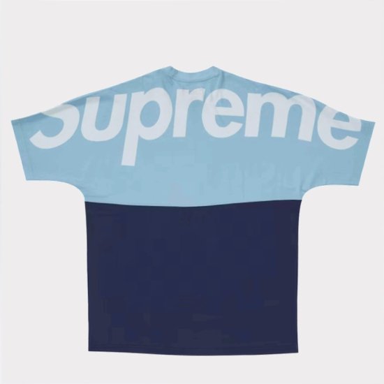 【XL】Supreme Split S/S Top スプリット Tシャツ ブルー