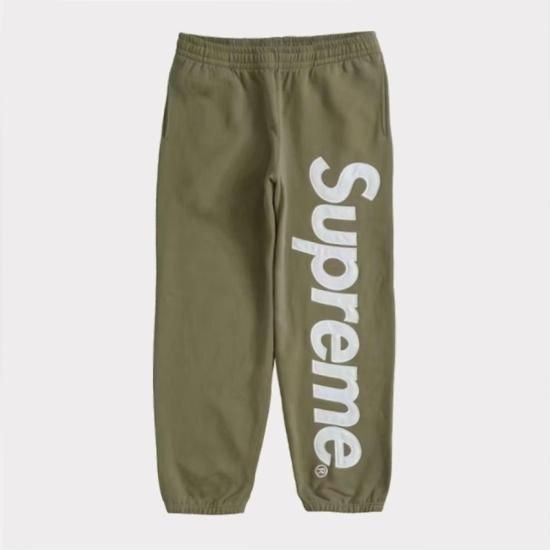 Supreme 22AW Satin Applique Sweatpant 黒◾️サイズS