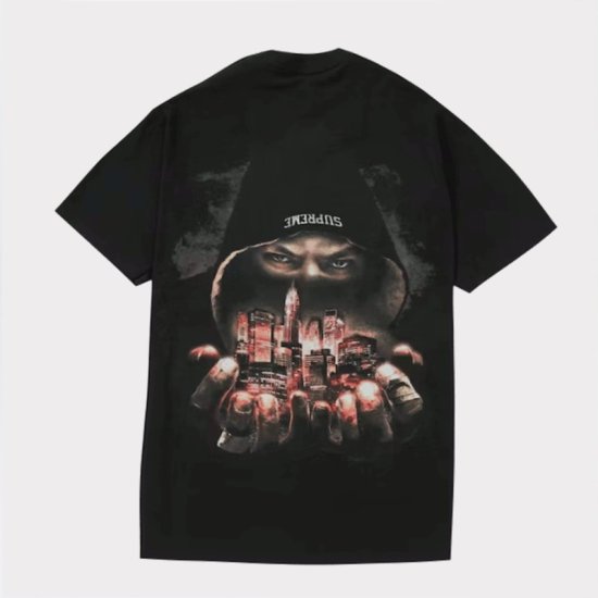 Supreme Fighter Tee Charcoalカラー