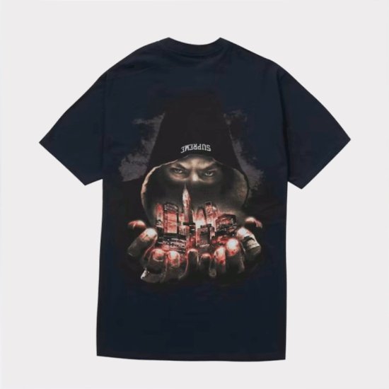 Supreme Fighter Tee Charcoal Msupreme - Tシャツ/カットソー(半袖/袖