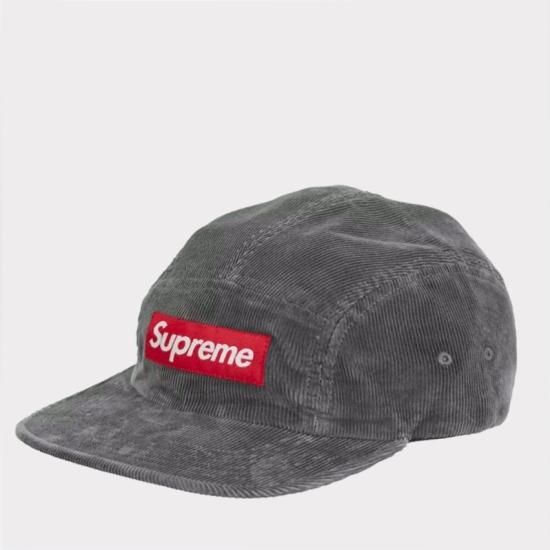 Supreme シュプリーム 2023AW Corduroy Camp Cap コーデュロイキャンプキャップ グレー | 限定アイテムをお買い得価格で  - Supreme(シュプリーム)オンライン通販専門店 Be-Supremer