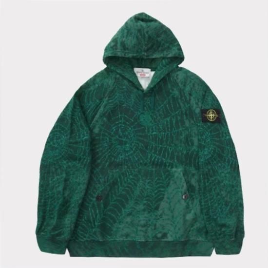 Supreme シュプリーム 2023AW Stone Island Hooded Sweatshirt ストーンアイランドフードスウェットパーカー  | ダークグリーン - Supreme(シュプリーム)オンライン通販専門店 Be-Supremer