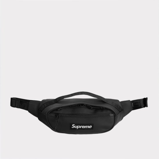 Supreme 2019-20FW Supreme Nike Leather Anorak Jacket Black