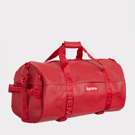 Supreme シュプリーム 2023AW Leather Duffle Bag レザーダッフルバッグ レッド -  Supreme(シュプリーム)オンライン通販専門店 Be-Supremer