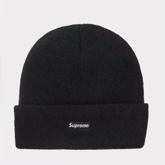 Supreme Mohair Beanie 黒帽子