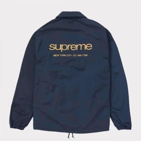 Supreme NYC Coaches Jacket NAVY L