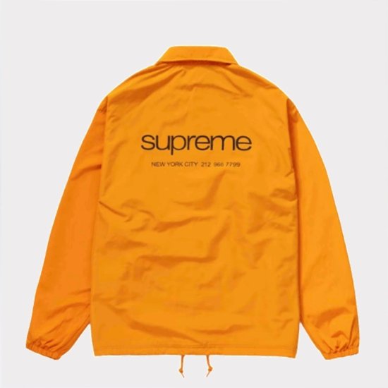 Supremeシュプリーム 2023AW NYC Coaches Jacket ニューヨークシティコーチジャケット オレンジ -  Supreme(シュプリーム)オンライン通販専門店 Be-Supremer