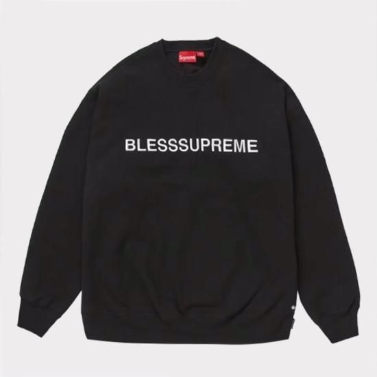 Supreme シュプリーム 2023AW BLESS Crewneck ブレスクルーネック ブラック | ブランド -  Supreme(シュプリーム)オンライン通販専門店 Be-Supremer