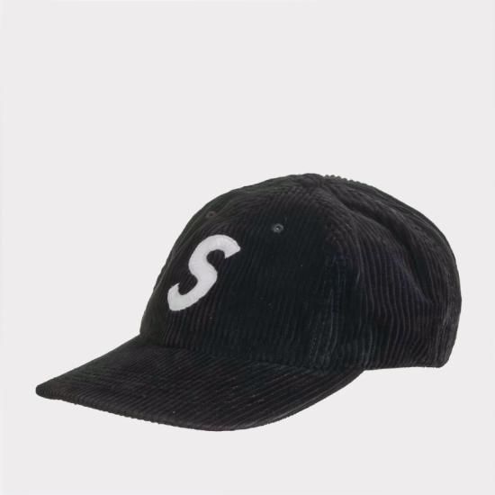 Supreme シュプリーム 2023AW Corduroy S Logo 6Panel Cap コーデュロイSロゴ6パネルキャップ ブラック 黒 -  Supreme(シュプリーム)オンライン通販専門店 Be-Supremer