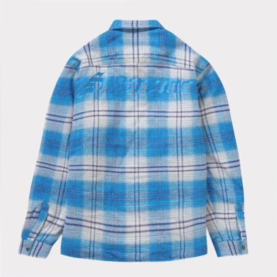 Supreme シュプリーム 2023AW Lined Flannel Snap Shirt ラインフランネルスナップシャツ ブルー |  最新のシュプリームファッション - Supreme(シュプリーム)オンライン通販専門店 Be-Supremer