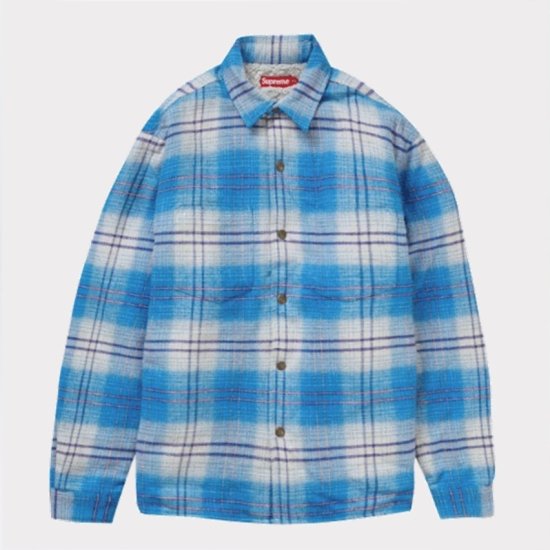 Supreme シュプリーム 2023AW Lined Flannel Snap Shirt ラインフランネルスナップシャツ ブルー |  最新のシュプリームファッション - Supreme(シュプリーム)オンライン通販専門店 Be-Supremer
