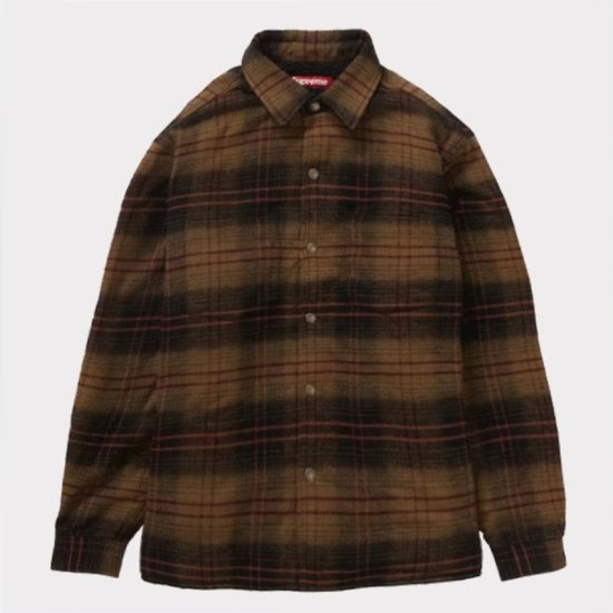 Supreme Lined Flannel Snap Shirt シュプリーム
