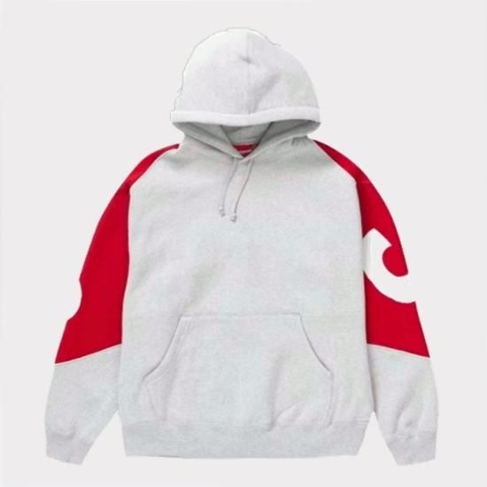 古着屋アトーニーSupremeシュプリーム スウェット パーカー カーキ クラシックロゴ M