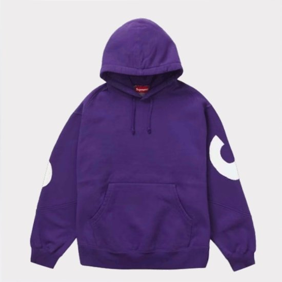 Supreme シュプリーム 2023AW Big Logo Jacquard Hooded Sweatshirt ...