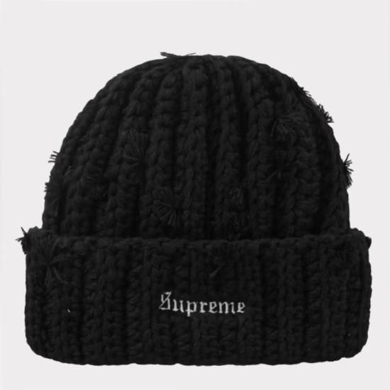 Supreme シュプリーム 2023AW Classic Logo Chunky Ribbed Beanie 