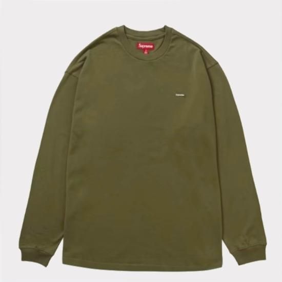 Supreme(シュプリーム) Small Box L/S Tee ロンT ダークブラウン 新品 