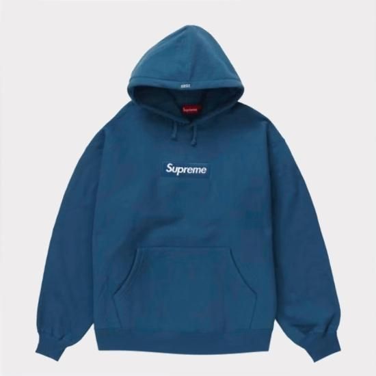 Supreme シュプリーム 2023AW Box Logo Hooded Sweatshirt ボックスロゴフードパーカー ブルー 青 -  Supreme(シュプリーム)オンライン通販専門店 Be-Supremer