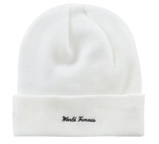 Supreme New Era Box Logo ビーニー ホワイト帽子