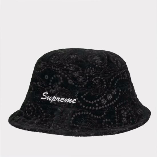 Supreme Velvet Paisley Boonie帽子 - ハット