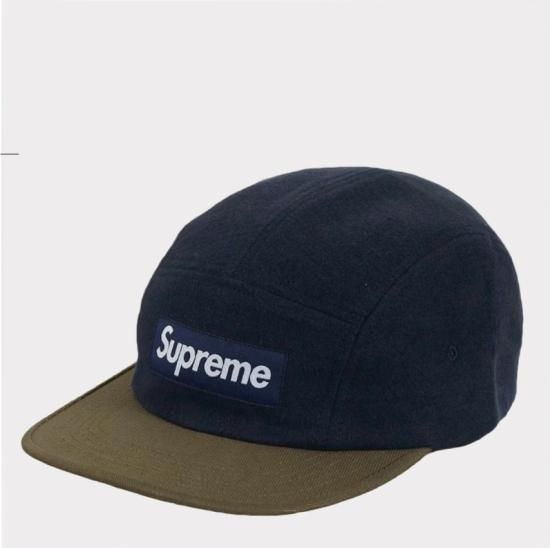 Supreme 23AW 2-Tone Camp Cap Navy