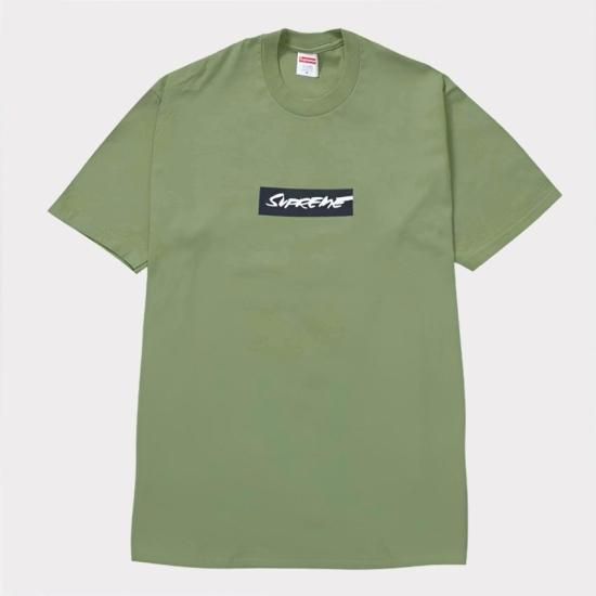 ロー【白L】Futura Logo Tee  SUPREME