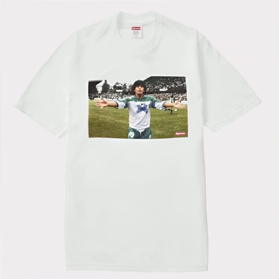 【新品】Supreme Maradona Tee マラドーナTシャツ柄デザインプリント